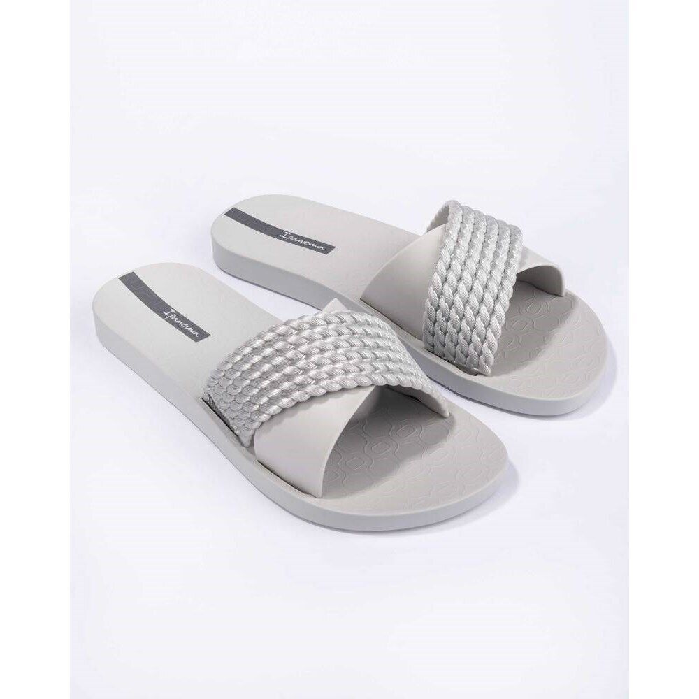 IPANEMA: STREET II SLIDE SANDAL - GREY