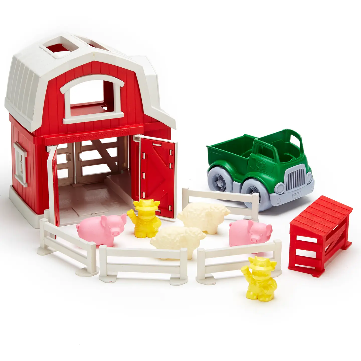 GREEN TOYS: FARM PLAYSET - 10-PIECE