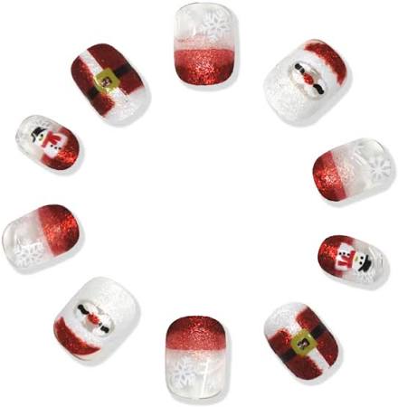 PINK POPPY: FESTIVE NAILS - PRESS ON NAILS