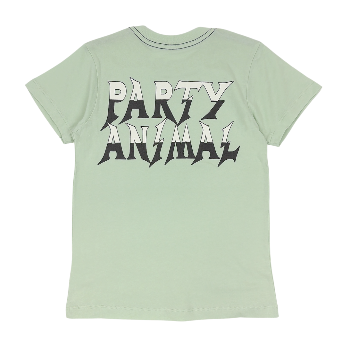 TINY WHALES: PARTY ANIMAL TEE - SEAFOAM