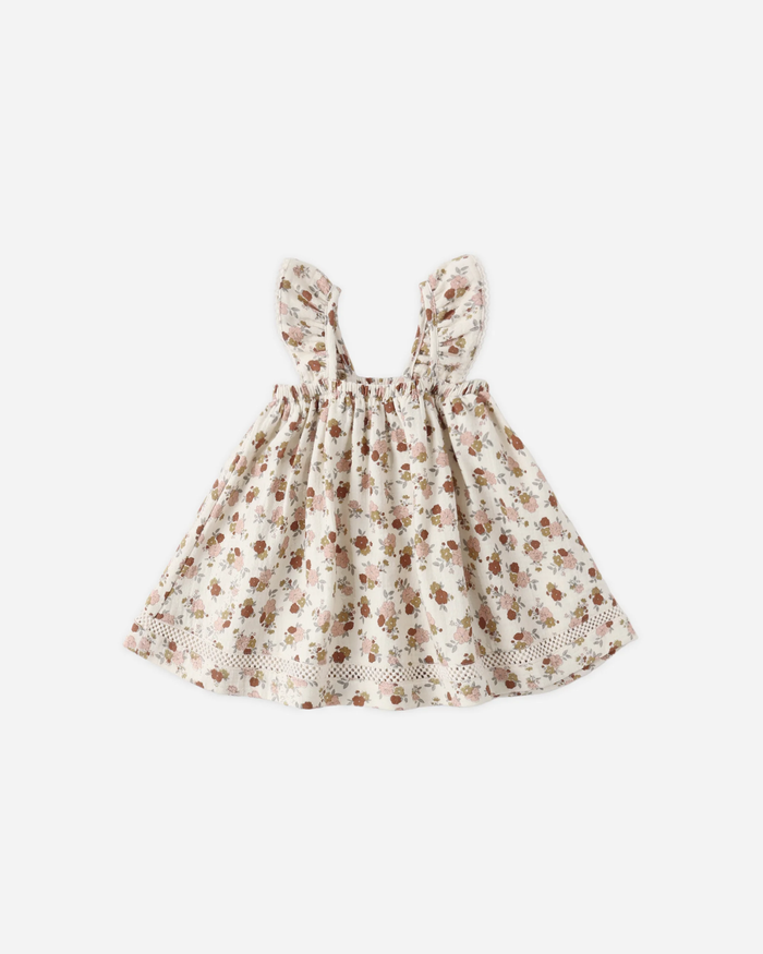 QUINCY MAE: RUFFLE TANK DRESS || BLOOM