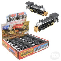 DIE-CAST PULL BACK LOCOMOTIVE - 6.5"