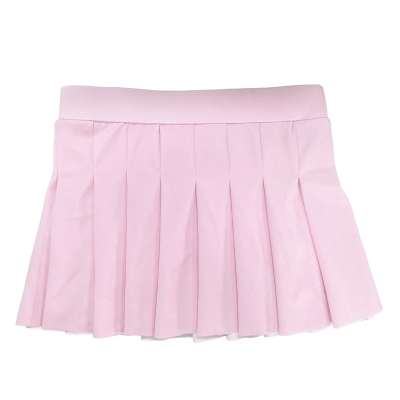 SHADE CRITTERS: PLEATED ACTIVE TENNIS SKIRT - LIGHT PINK