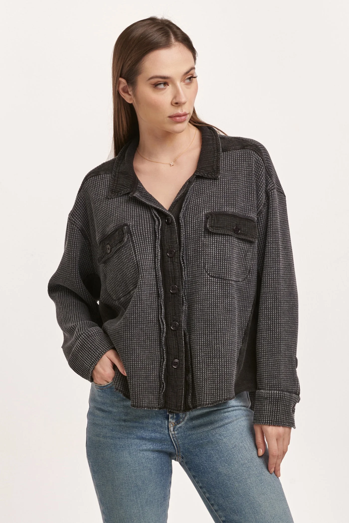 DEAR JOHN: FOSTER SHIRT - BLACK