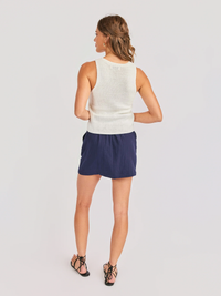 SADIE & SAGE: LILAH MINI SKIRT - NAVY