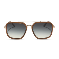 DIFF: JORDAN -WHISKEY GOLD GREY GRADIENT SUNGLASSES