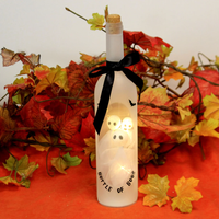 ROMAN: 13" LED LIGHT UP BOTTLE OF BOOS WINE BOTTLE