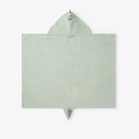 ELEGANT BABY: DINOSAUR HOODED BABY BATH WRAP - SAGE
