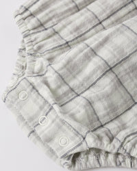 QUINCY MAE: MAYA ROMPER || BLUE PLAID