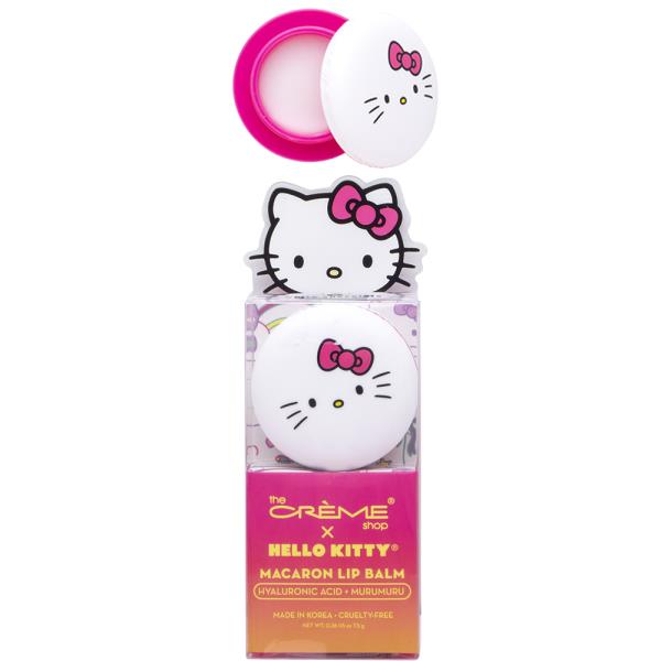 THE CRÈME SHOP X HELLO KITTY: HELLO KITTY MACARON LIP BALM - WHITE CHOCOLATE