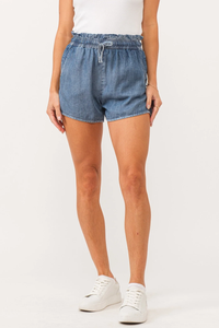DEAR JOHN: KRISSY SHORT - MEDIUM INDIGO TENCEL