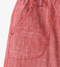 HATLEY: NAUTICAL CHAMBRAY WOVEN SHORTS - CHRYSANTHEMUM