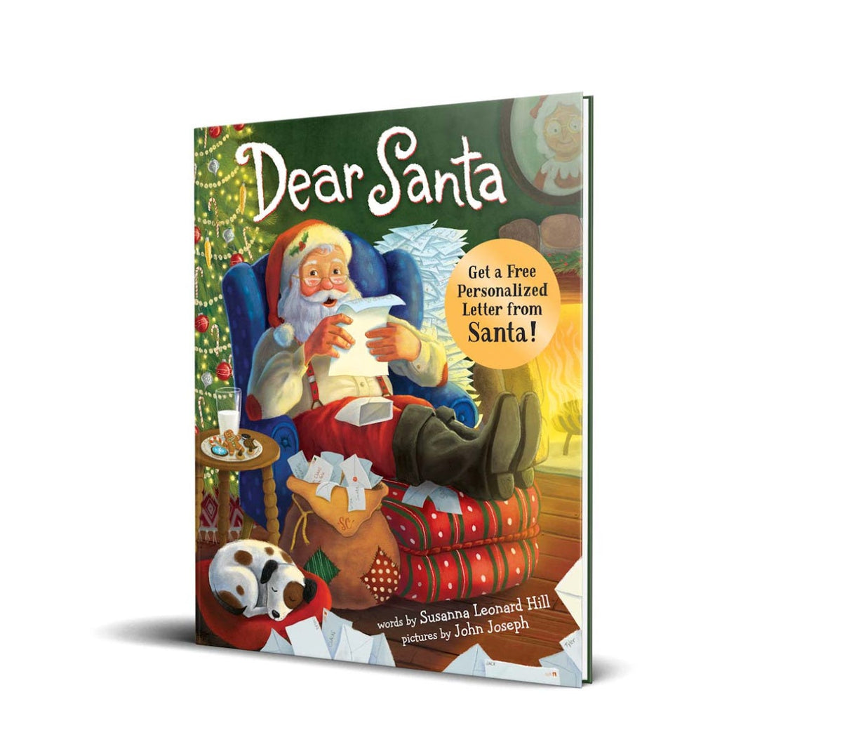 DEAR SANTA HARDCOVER BOOK - A NEW HOLIDAY CLASSIC FOR KIDS ABOUT BELIEVING IN THE MAGIC OF CHRISTMAS