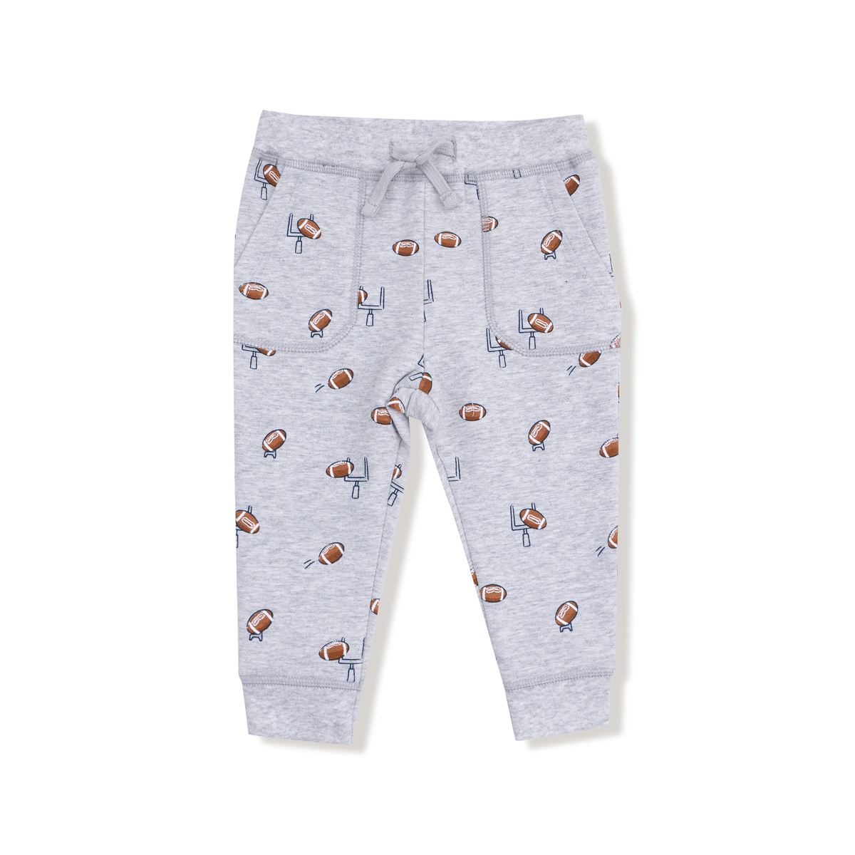 ANGEL DEAR: ZIP HOODIE AND JOGGER SET - FOOTBALL FIELD GOAL