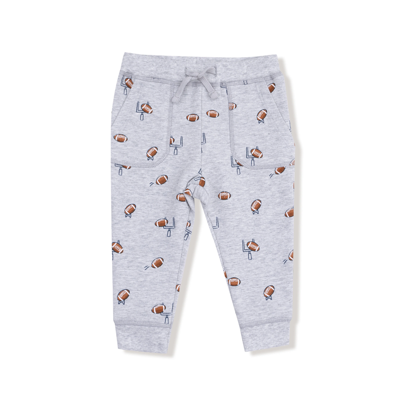ANGEL DEAR: ZIP HOODIE AND JOGGER SET - FOOTBALL FIELD GOAL