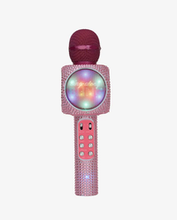 TRENDTECH: KARAOKE MICROPHONE & BLUETOOTH SPEAKER - PINK BLING