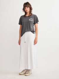 SELF CONTRAST: MOTHERHOOD CHERIE T-SHIRT - GRANITE