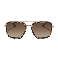 DIFF EYEWEAR: JORDAN - ESPRESSO TORTOISE BROWN GRADIENT POLARIZED