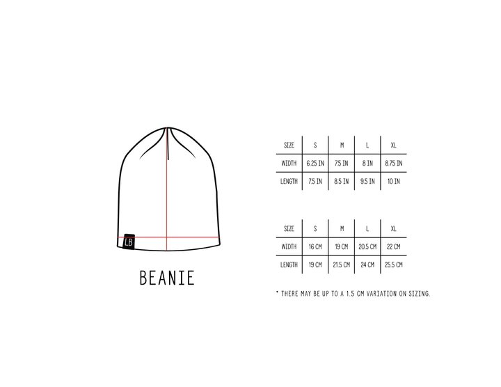 LITTLE BIPSY: KNIT BEANIE - BLACK