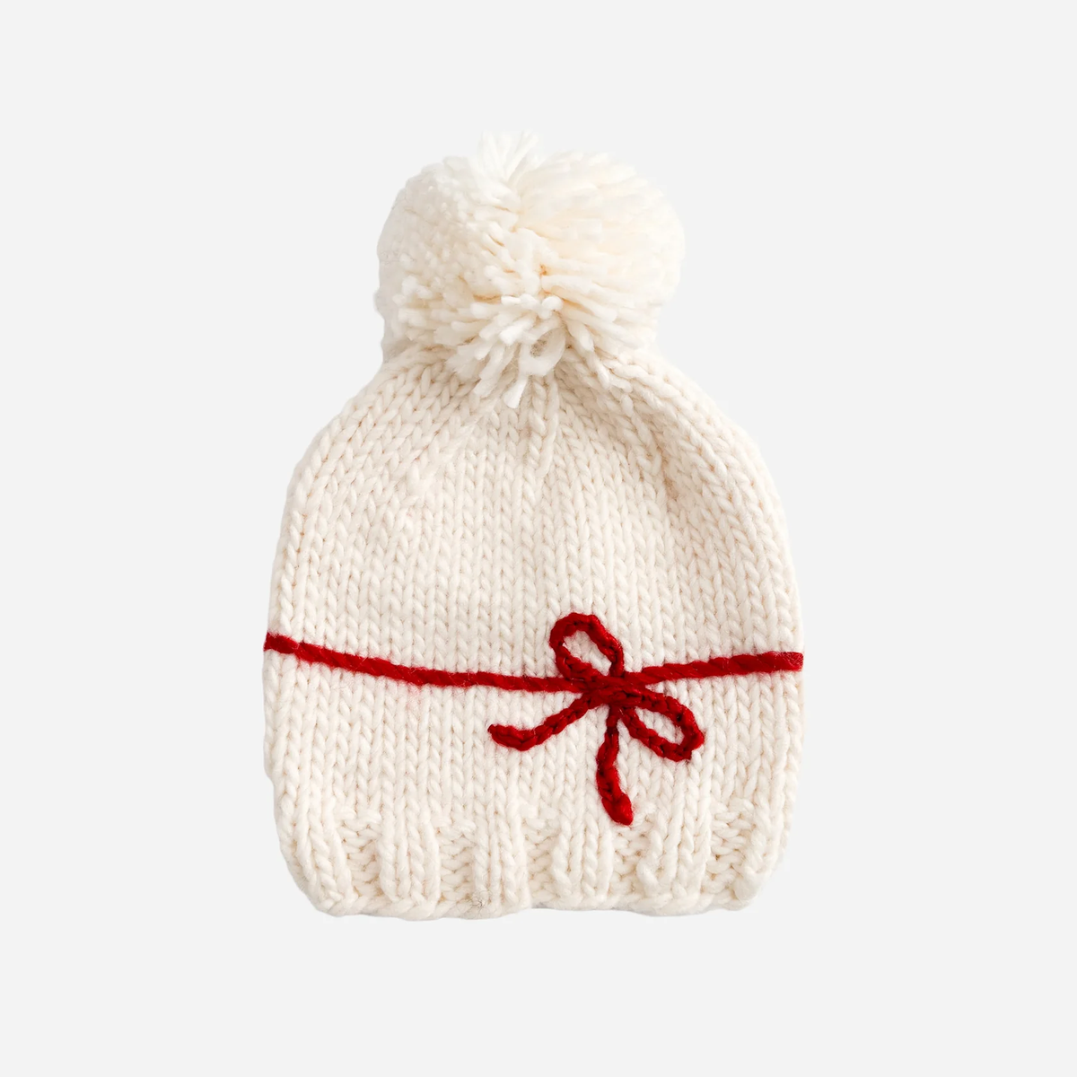 THE BLUEBERRY HILL: PRESENT HAT - CREAM/RED