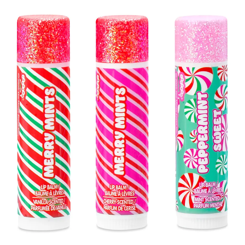 ISCREAM: MERRY MINTS LIP BALM (3-PACK)