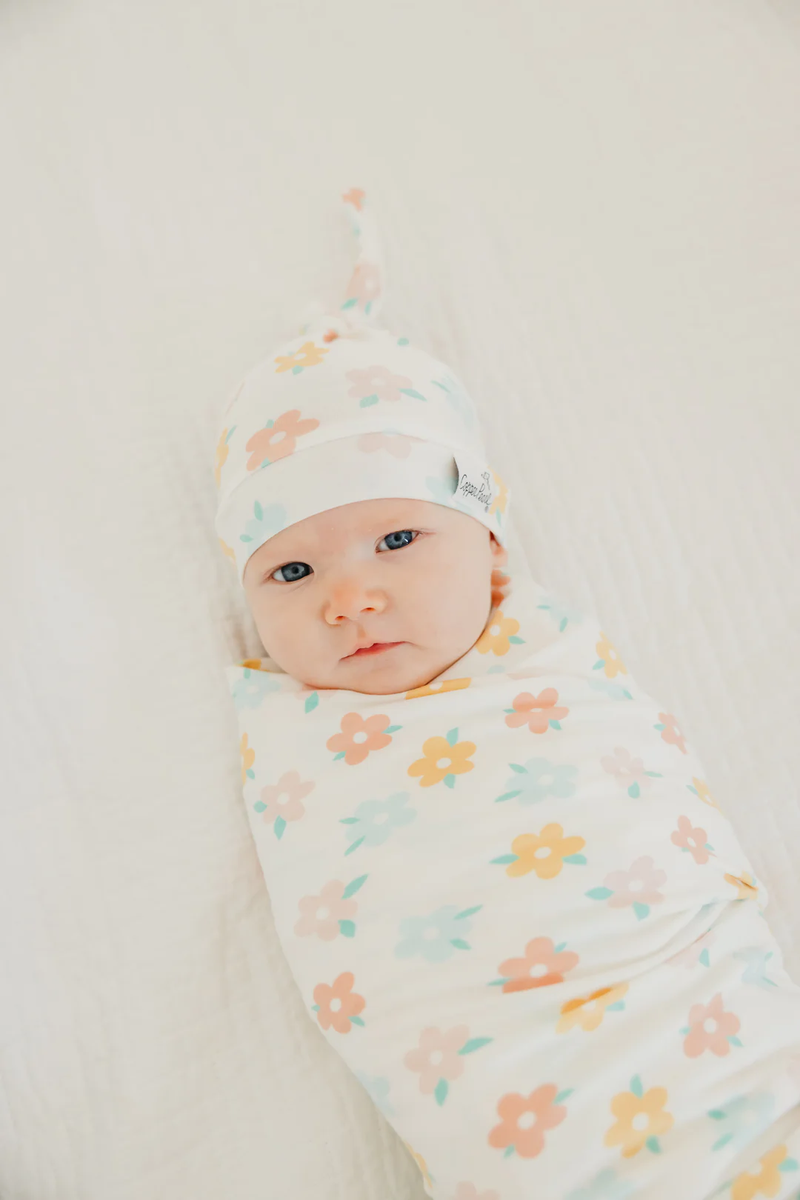 COPPER PEARL: DAISY TOP KNOT HAT