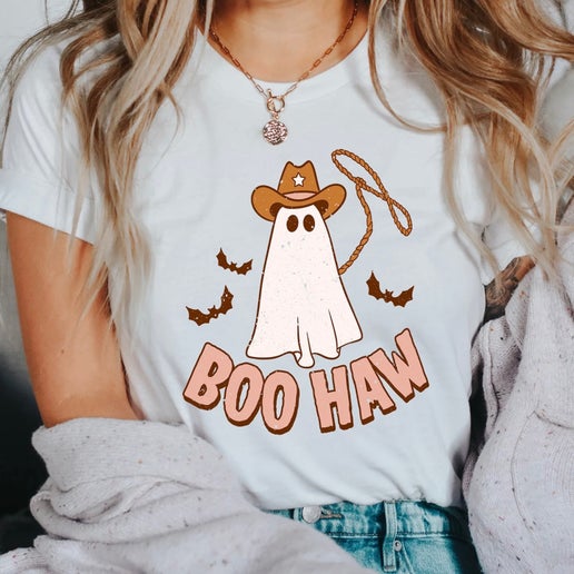 BOO HAW HALLOWEEN TEE