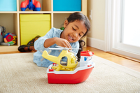 GREEN TOYS: RESCUE BOAT & HELICOPTER SET (4-PIECE)