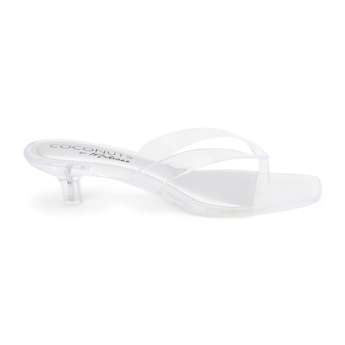COCONUTS BY MATISSE: MARGO JELLY SANDAL - CLEAR