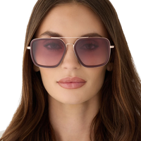 DIFF EYEWEAR: JORDAN - RUGBY RED BURGUNDY GRADIENT