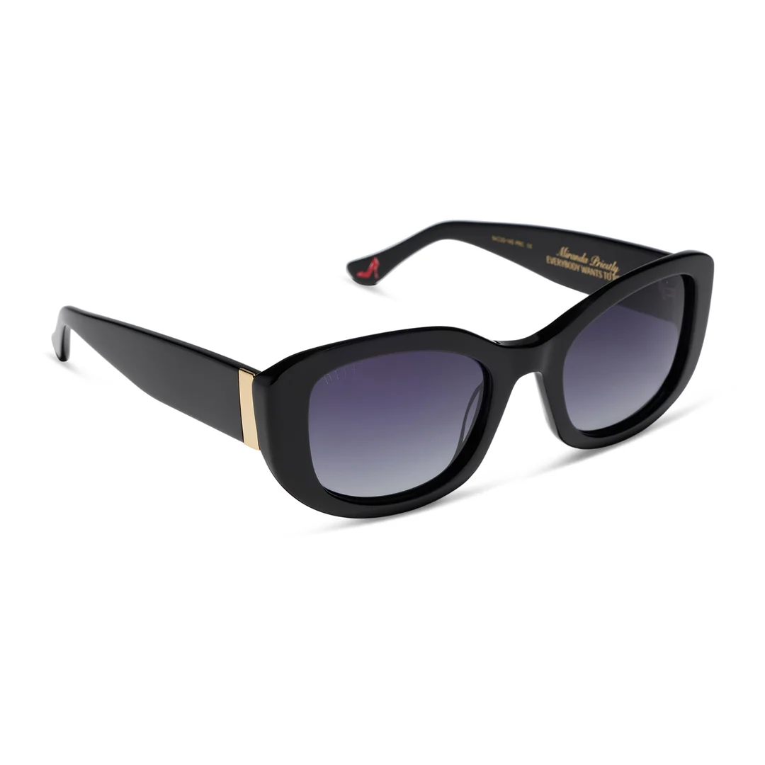 DIFF EYEWEAR: MIRANDA - BLACK + GRAY