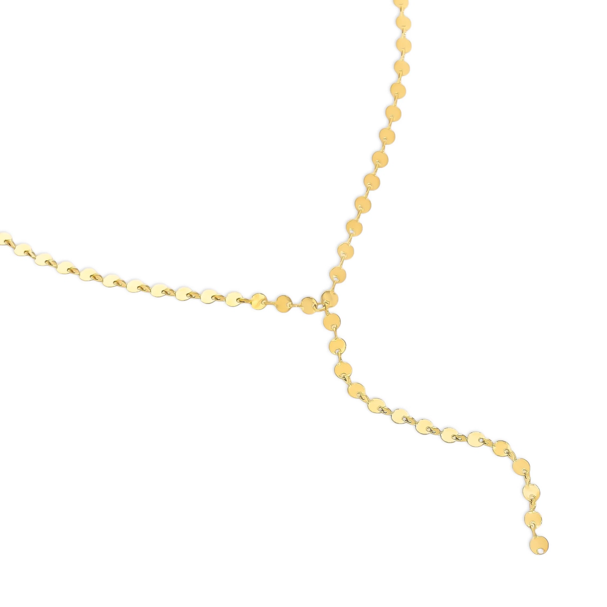 GOLD SEQUIN WATER RESISTANT NECKLACE