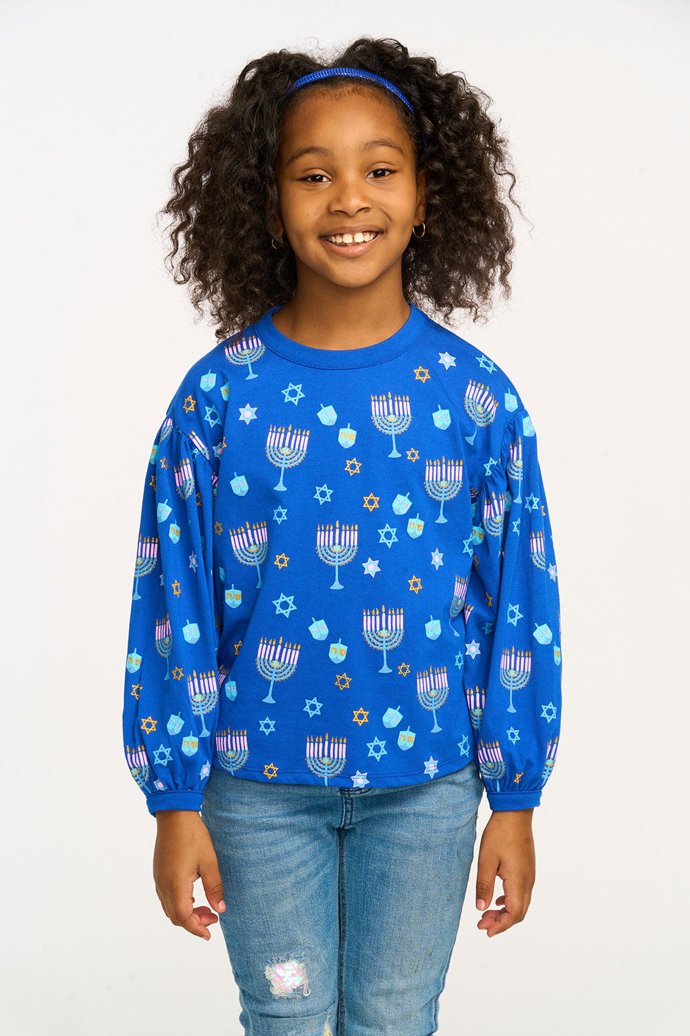 CHASER: HANUKKAH TIME TEE - LAPIS BLUE