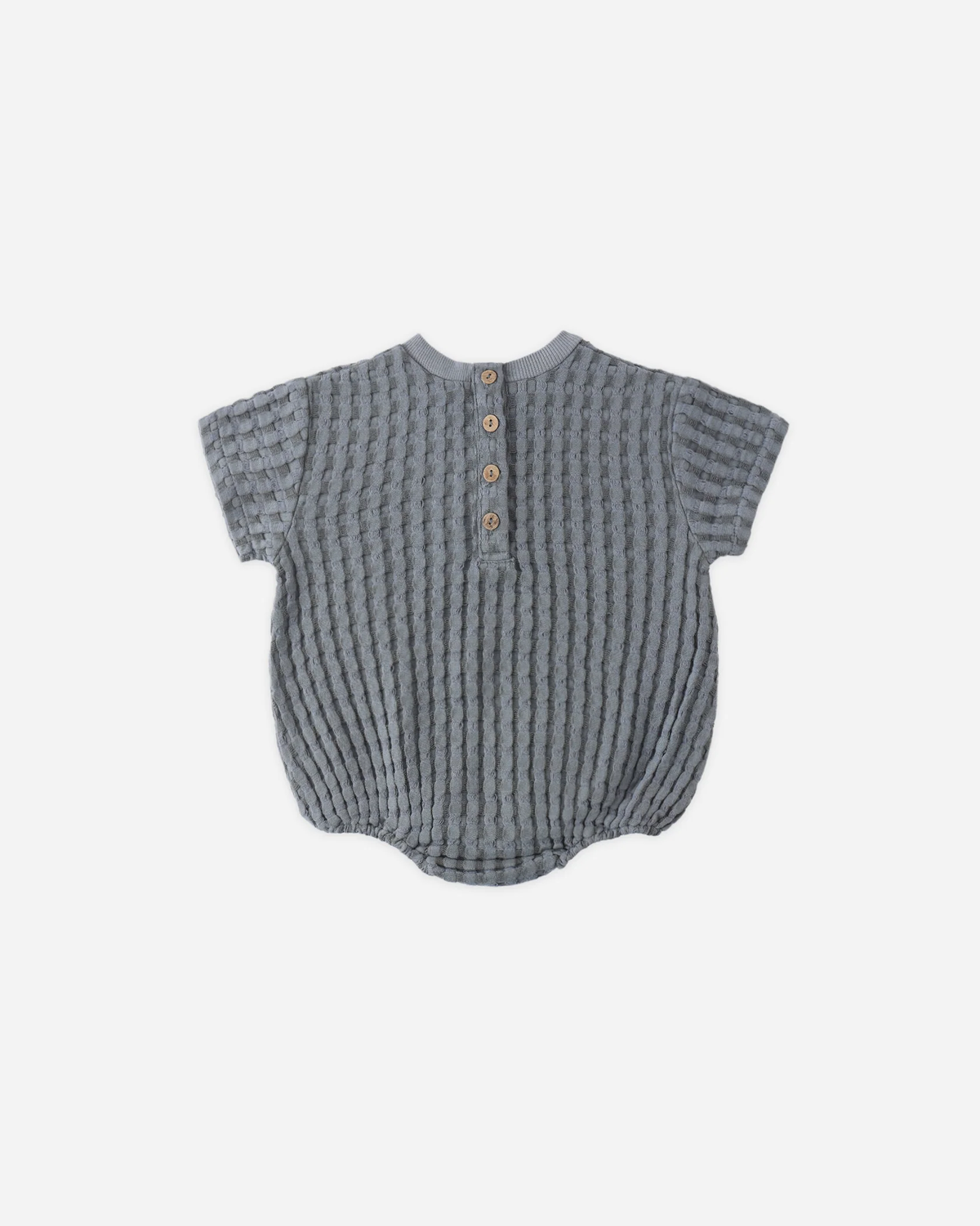 QUINCY MAE: RELAXED BUBBLE ROMPER - OCEAN
