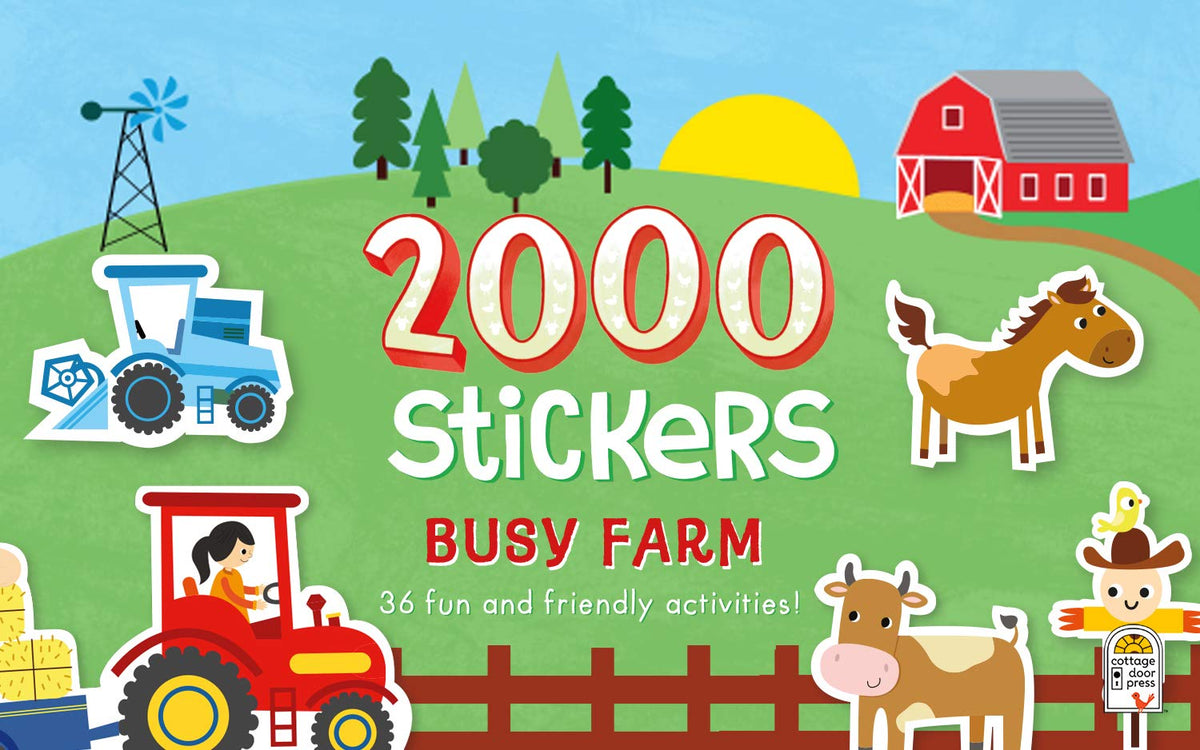 TOTALLY AWESOME 2000 STICKERS BUSY FARM ACTIVITY BOOK