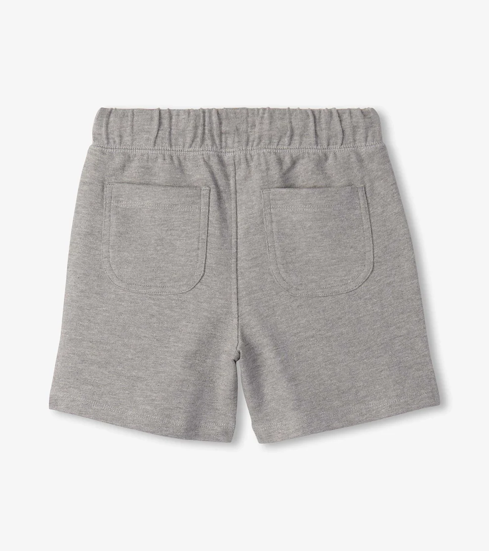 HATLEY: ATHLETIC RELAXED SHORTS - GREY