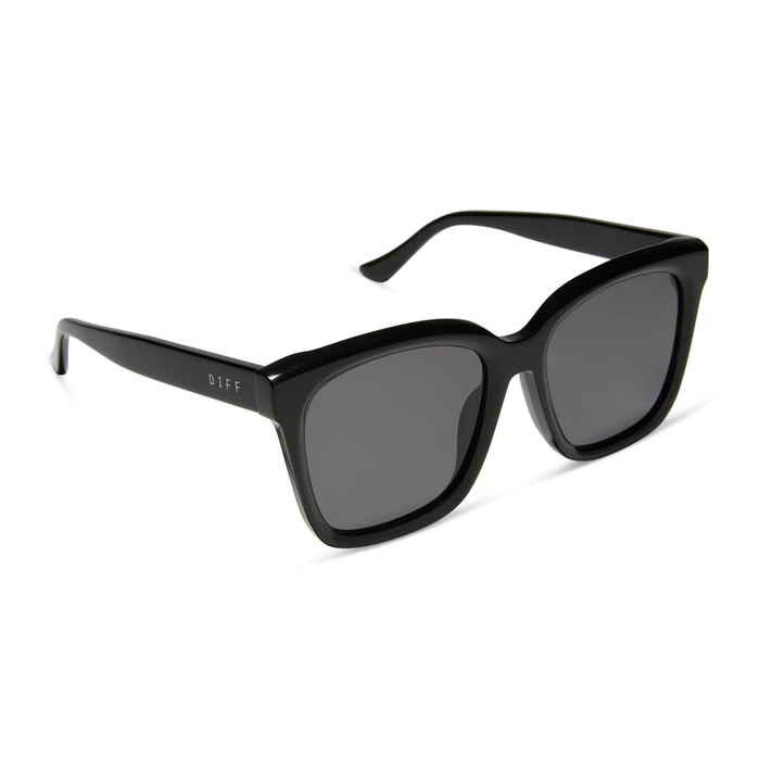 DIFF EYEWEAR: MEREDITH - BLACK + GRAY