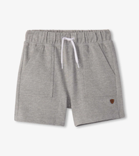 HATLEY: ATHLETIC RELAXED SHORTS - GREY