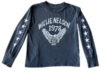 ROWDY SPROUT: WILLIE NELSON 1978 EAGLE LONG SLEEVE RAGLAN