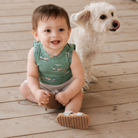 PETIT LEM: GOLF PUPS 3PC BODYSUIT SET