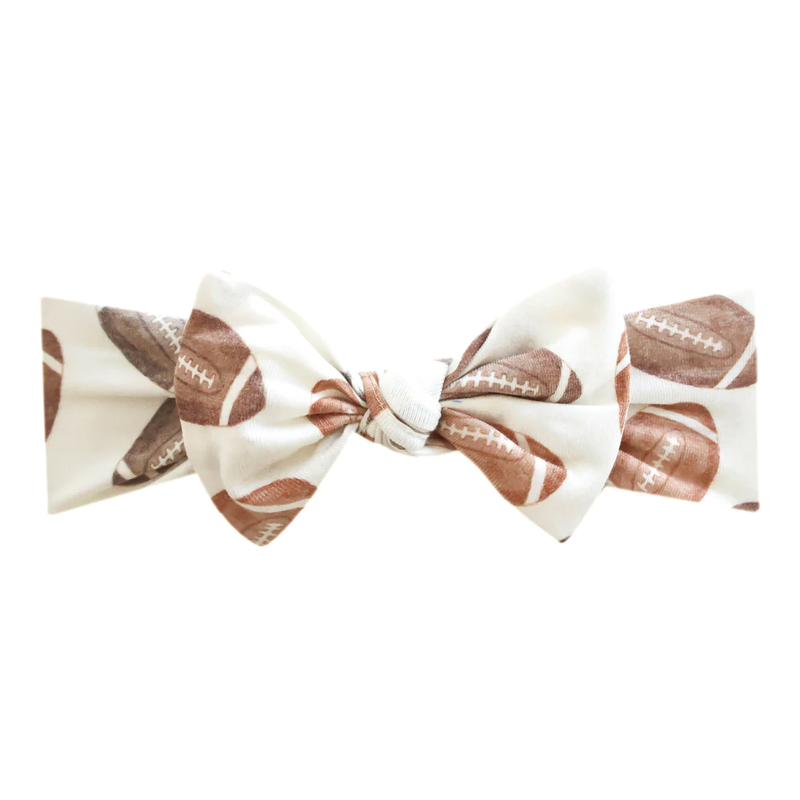 COPPER PEARL: BLITZ KNIT HEADBAND BOW