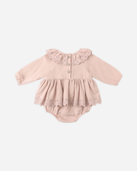 QUINCY MAE: THALIA ROMPER || ROSE