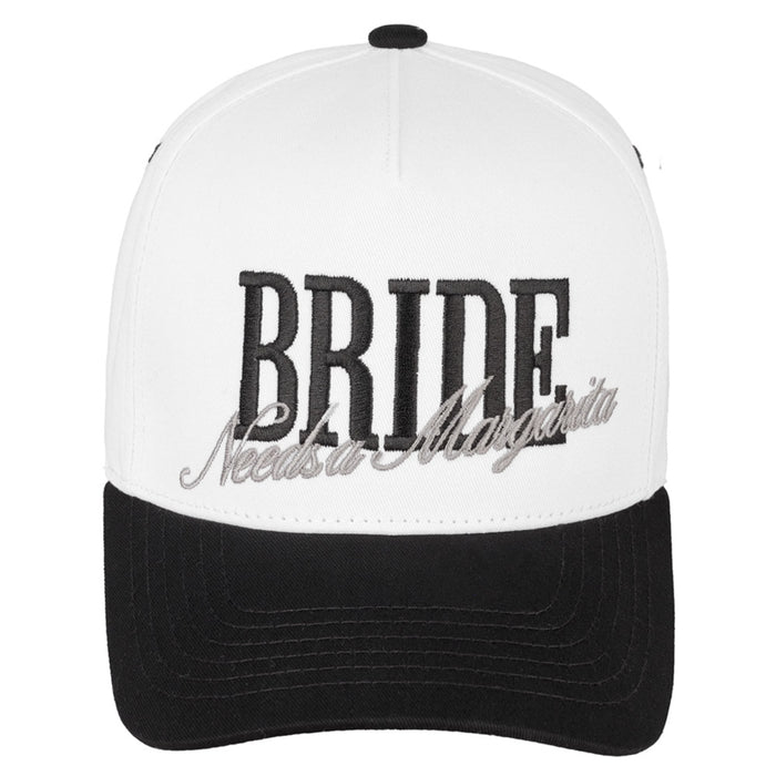 BRIDE NEEDS A MARGARITA HAT - BLACK//WHITE