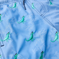 SHADE CRITTERS: SHADEY DINOS 4 WAY STRETCH EMBROIDERED SWIM TRUNKS