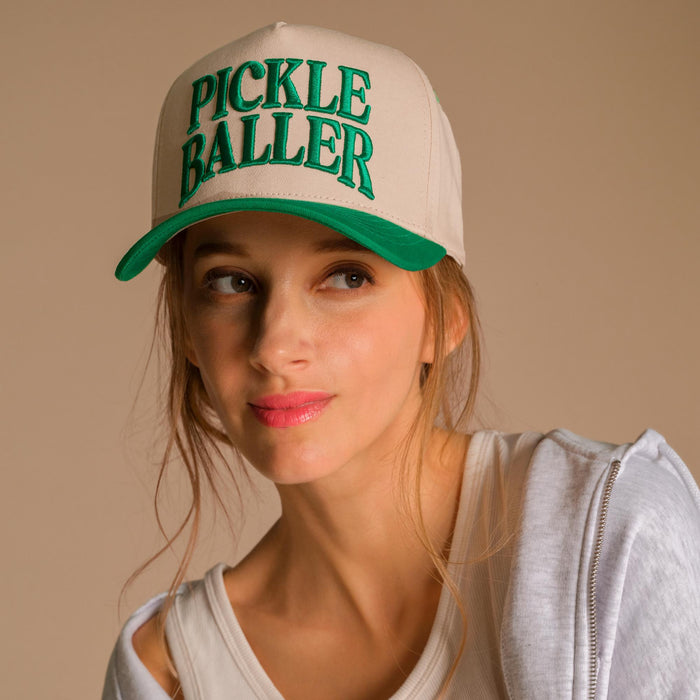 PICKLE BALLER TRUCKER HAT