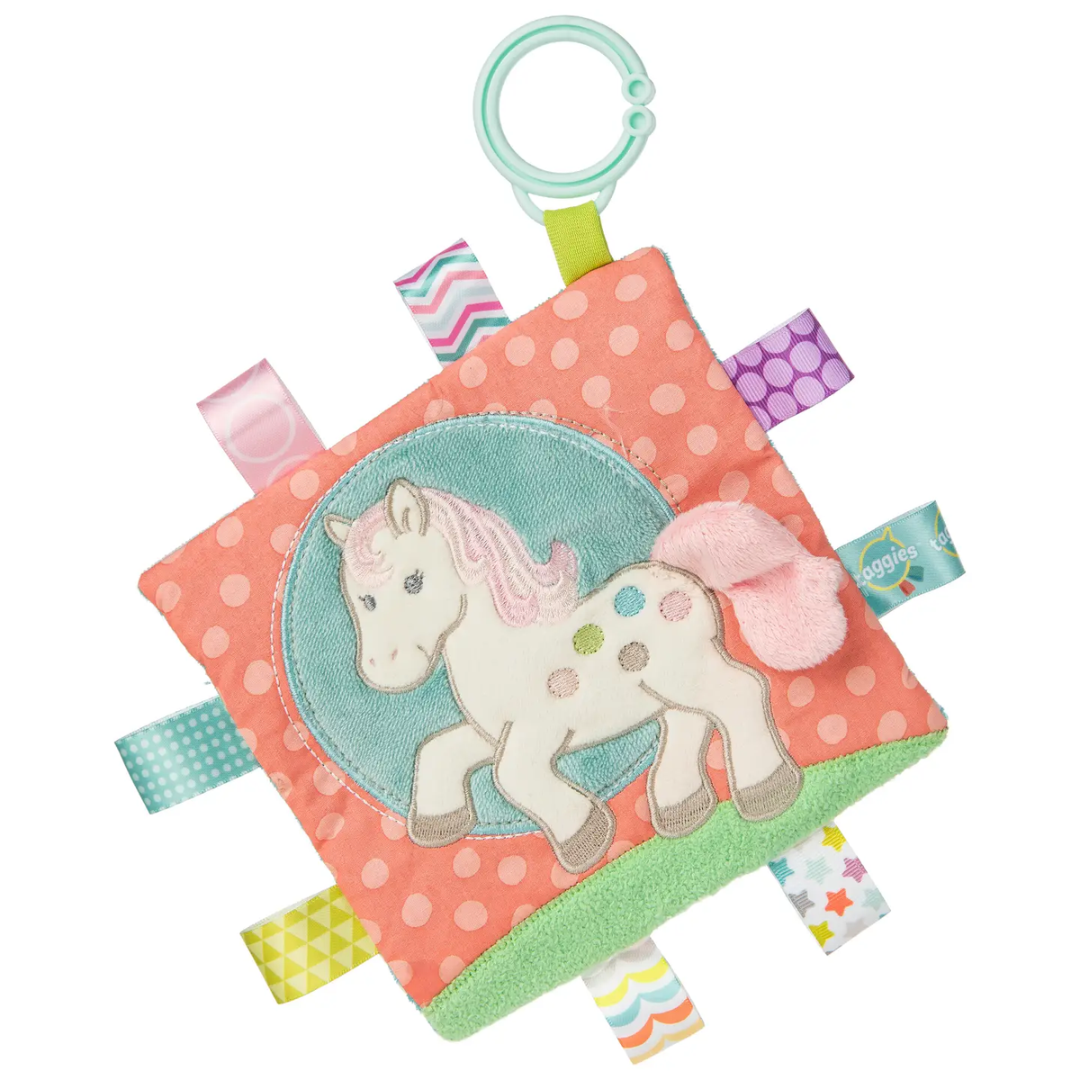 MARY MEYER: TAGGIES CRINKLE ME PAINTED PONY – 6×6″