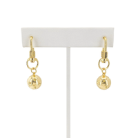 LOCK & SPHERE EARRINGS