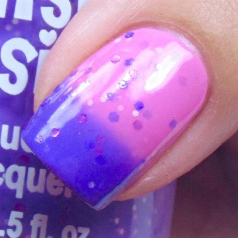 POLISH ME SILLY: BERRY BLAST - COLOR CHANGING THERMAL NAIL POLISH
