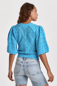 DEAR JOHN DENIM: BAILEY WING SLEEVE SWEATER - ADRIATIC SEA