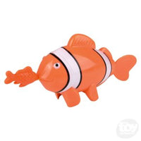 PULL-STRING CLOWNFISH BATH TOY - 7"